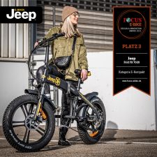 Design Award für den selbstbewussten Auftritt des Newcomers Jeep E-Bikes